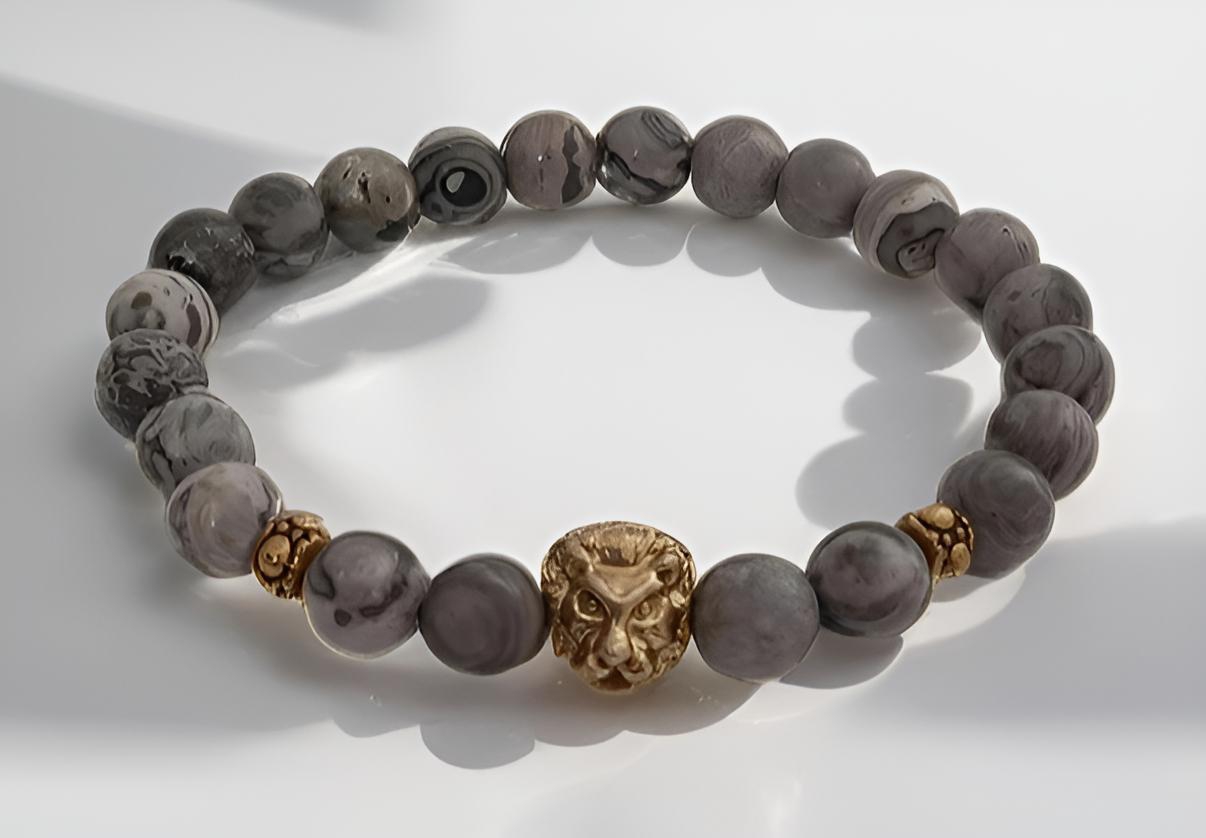 🦁LION EN JASPE SYBRACELETS🦁