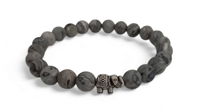 HEMATITE ELEPHANT GREY BRACELET